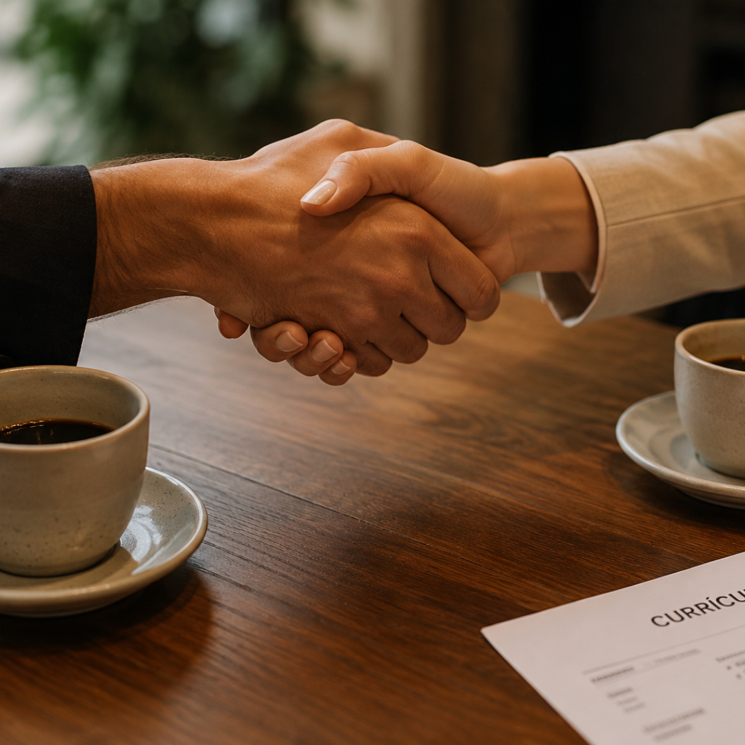 El café pendiente y el compromiso de no dejar de ver.